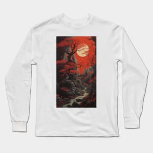 TRANQUILITY - DARK FANTASY ART STYLE Long Sleeve T-Shirt